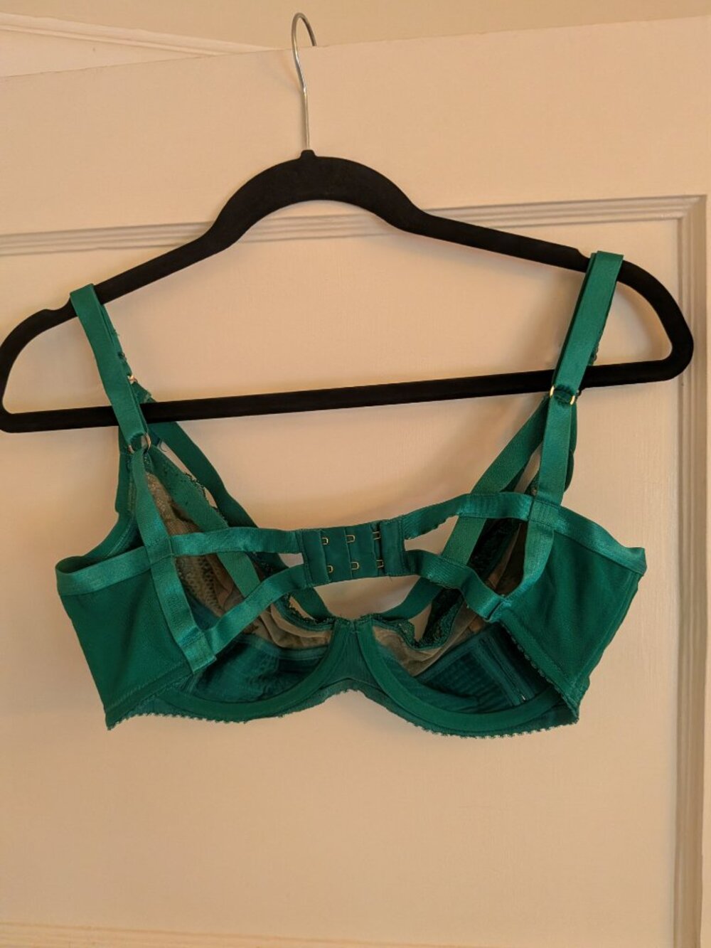 Dita Von Teese Madame X Underwire Bra Emerald Green 34E - Picture 2 of 3
